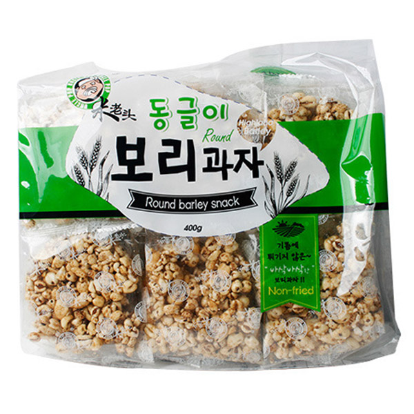 엉클팝 동글이 보리과자