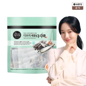 해통령 친환경티백 디포리해물 다시팩 320g 육수팩