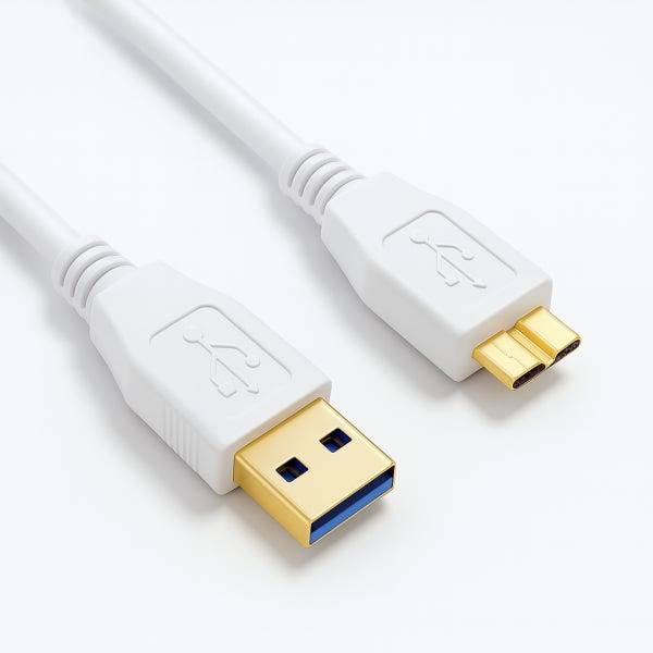 USB3.0 마이크로B 삼성 씨게이트 WD 도시바 외장하드 연결케이블 잭 30cm