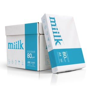 한국제지 밀크 80g A4 복사용지, 2BOX (4000매)