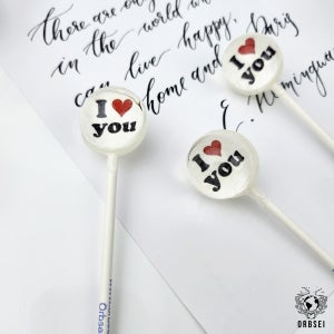 화이트데이 수제사탕 I S2 you by Orbsei (6개입/딸기맛) /알러뷰 하트 수제 무설탕 화이트데이 여자친구선물