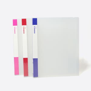 이글바인더 A4 30공 PP 링 바인더 반투명 화이트 430B 1개 /책등 세네카 인덱스형