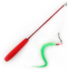 펫모닝 플라잉캣 꿈틀이 고양이 낚싯대 장난감