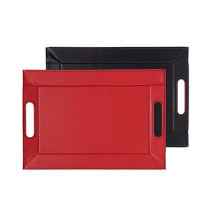 프리폼 트레이 쟁반 중 레드/블랙