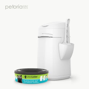[슈퍼적립] 펫토리아 리터락커 플러스 고양이 화장실 모래 배변 쓰레기통 본품