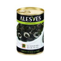 스페인산 알레스베스 블랙올리브 슬라이스 390g/ Alesves Sliced Black Olive