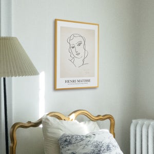 아트밀 앙리마티스 명화 그림 액자 - 여인 습작 (중대형) A2