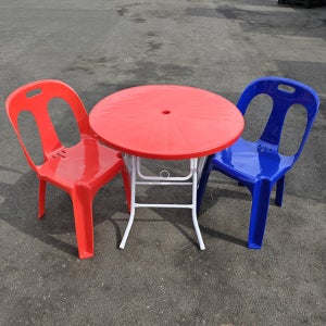 플라스틱 테이블 의자 세트3호 야외 편의점 포장마차