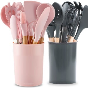 우드핸들 실리콘 조리도구 키친툴세트 8P