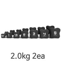 KOREA 프로스펙스 네오프렌 아령 2.0kg 1set 2ea