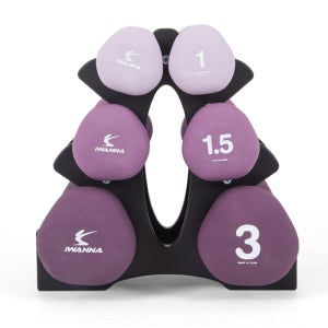 KOREA IW 네오프렌 아령세트덤벨세트 11kg세트