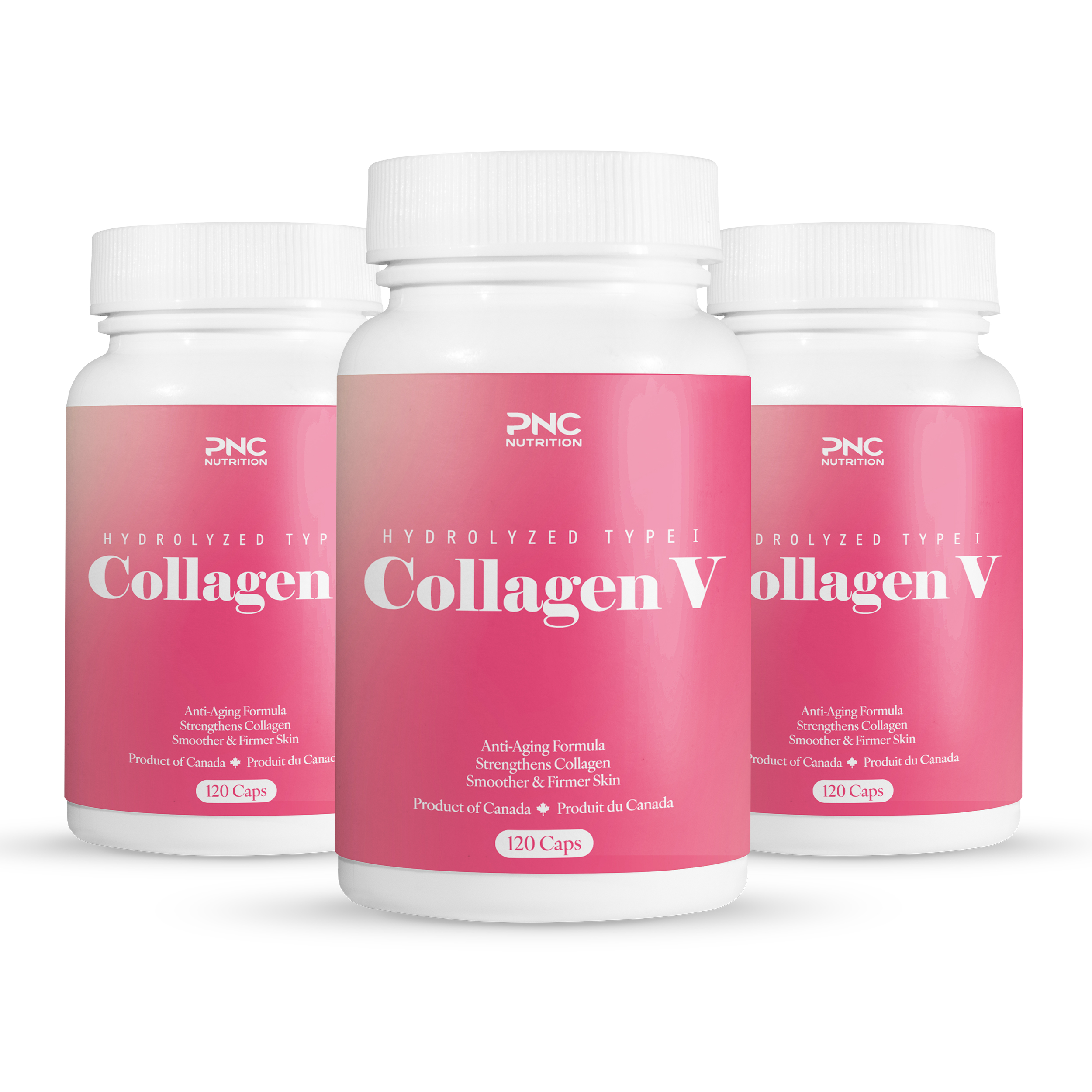 PNC 캐나다 저분자 피쉬 콜라겐 펩타이드 영양제 120정 3병