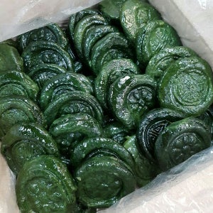 쑥개떡 무설탕 수제쑥떡 떡함지