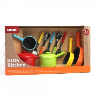 비비드스텐키친세트 주방 소꿉 놀이 세트 유아 어린이 장난감 리얼 요리 도구 소품