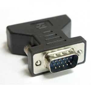 케이블메이트 DVI 암 to D-SUB RGB 수 FM 블랙 젠더 / CA302