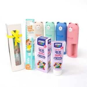 어린이집 생일 답례품 모래시계 유치원 구디백 치약칫솔세트 칫솔통 입학 어린이날