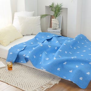 1+1 여름 시원한 줄누비 여름이불 3중거즈 이불 낮잠 열대야 150x180