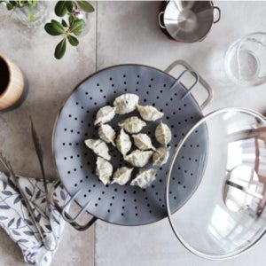 파스텔 실리콘 찜기(3가지 컬러)찜받침