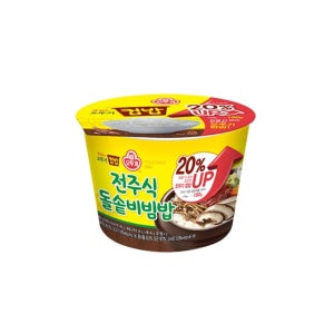 오뚜기 전주식돌솥비빔밥 12개 컵밥 즉석밥 덮밥 아침식사 간편식 혼밥 야식 캠핑 편의