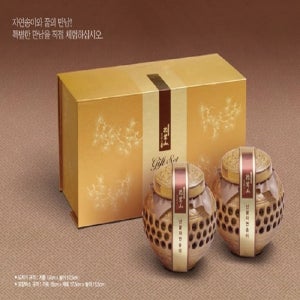 참자연 산꿀 자연송이 (도자기) 600g