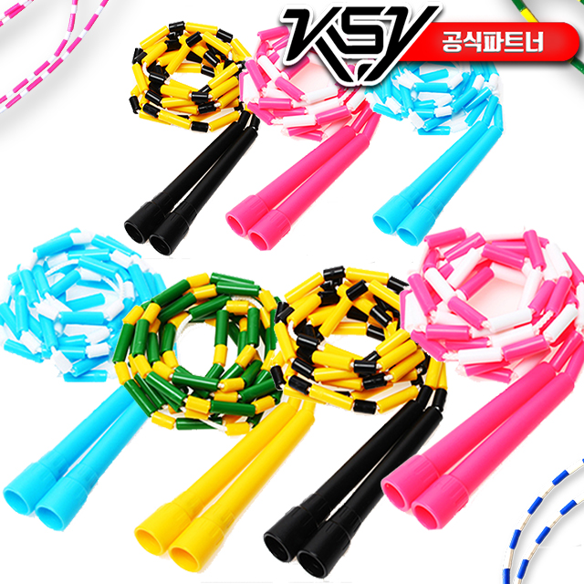 KC 김수열줄넘기 유아 어린이 색동줄넘기 초등