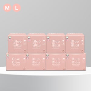 [8팩 세트]블루블루 유기농 순면커버 생리대 입는오버나이트(4p)