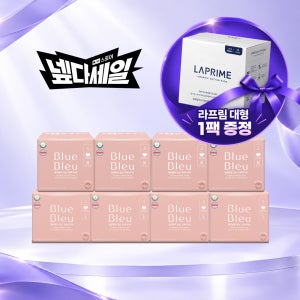 블루블루 8팩세트 유기농 순면커버 팬티형 생리대 출산 초경 첫생리 요실금 3중 안심 흡수 슬림패드