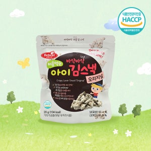 베베스트 처음먹는 아이 김스낵 아기 과자 간식 떡뻥 티딩 9개월 돌아기