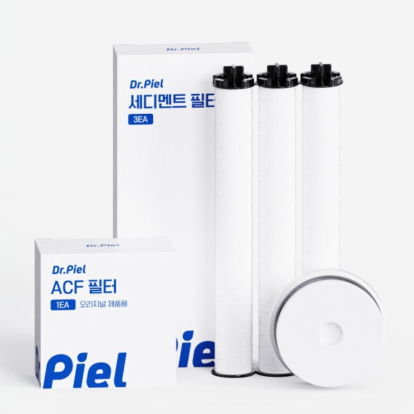 닥터피엘 샤워기용 리필필터 세트(1차필터 3ea+2차필터 1ea)