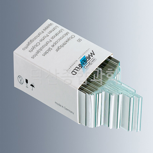 슬라이드글라스, slide glass, 현미경용 슬라이드글라스