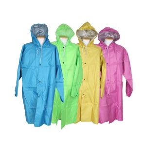 우비 우의 레인코트 패스톤 남녀공용 지퍼 단추