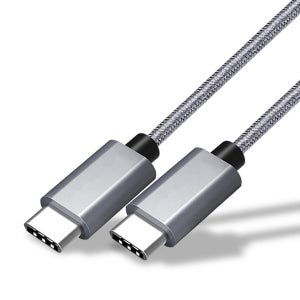 케이블메이트 USB 3.1 C타입 CM-CM HQ 메탈실버 케이블 CC4 2m, 1개