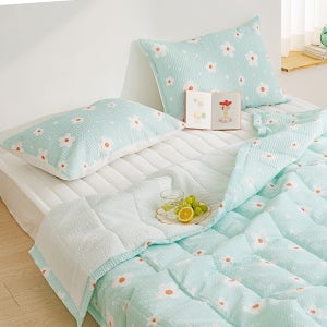 헬로피크닉 시어서커 여름 누빔이불 SS