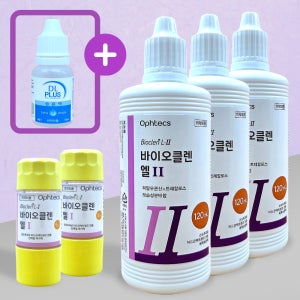 바이오클렌엘 1둘2셋 습윤액 드림렌즈세척액 바이오클렌엘 드림렌즈보존액 세정액