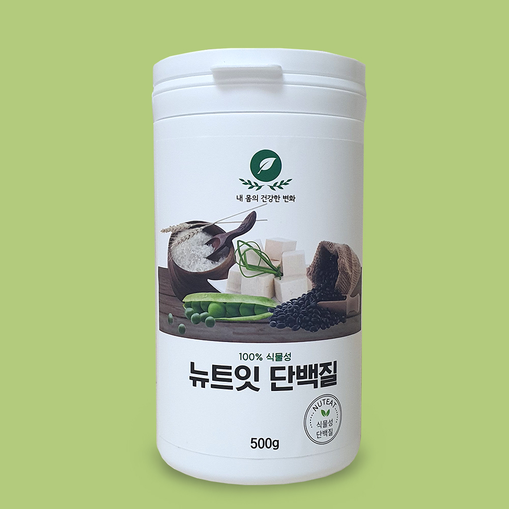 뉴트잇 <b>단백</b>질 보충제 파우더 어린이 <b>단백</b>질 쉐이크 식물성<b>단백</b>질, 500g, 1개