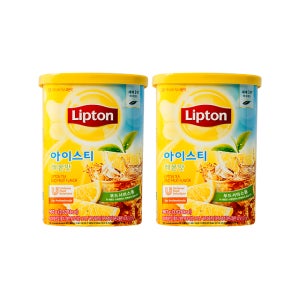 립톤 아이스티 레몬맛 레몬, 907g, 2개