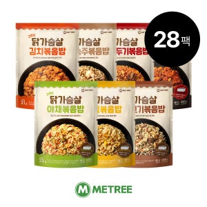 미트리 간편한 닭가슴살 볶음밥 250g 혼합 28팩 외 7종
