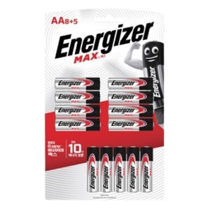 에너자이저 맥스 알카라인 건전지 1.5V AA(8+5개입)