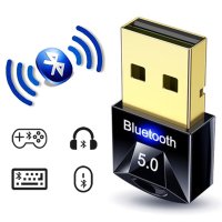 PC 컴퓨터 데스크탑 USB 무선 블루투스 5.0 동글 이어폰 스피커 에어팟 연결 동글이