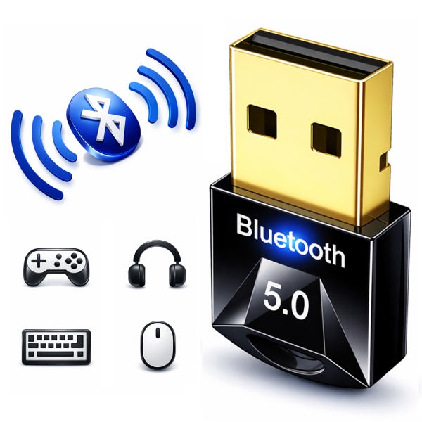 PC 컴퓨터 데스크탑 USB 무선 블루투스 5.0 동글 이어폰 스피커 에어팟 연결 동글이