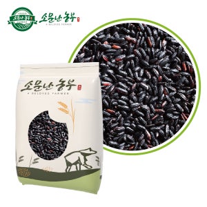 2025년산 소문난농부 찰흑미 1kg 검정쌀 찰진주 햅쌀