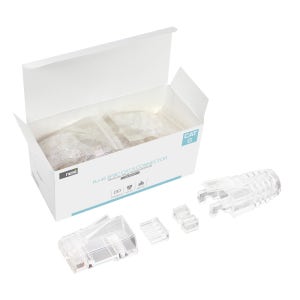 넥시 CAT6 RJ45 100개입 커넥터 부트 세트 랜선 연결짹 컨넥터 제작 잭 UTP