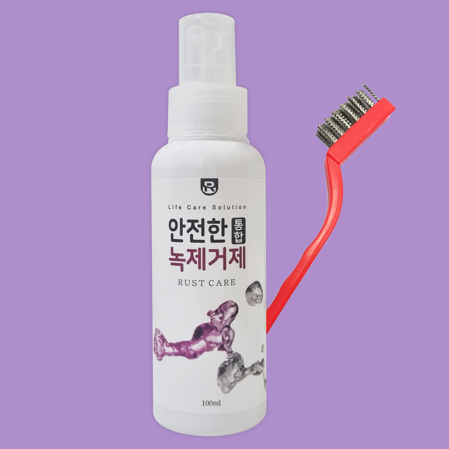 러스티노 녹제거제 100ml 금속 대리석 욕실 자전거 스텐 알루미늄 <b>철</b> 녹제거 녹방지