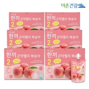 더존건강 한끼 곤약젤리 복숭아 150g 10팩 6박스
