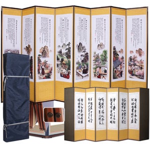 남원공방 제사용 8폭 병풍 은중도 - 추사