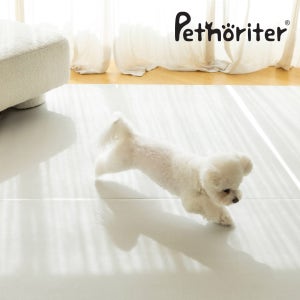 [펫노리터] 펫 논슬립 러그매트 퍼피그레이 L 강아지 고양이 반려동물 미끄럼방지 거실 매트