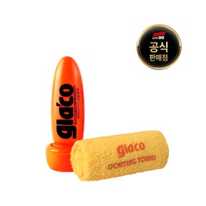 소프트99 즉시건조 유리발수코팅제, 글라코 롤온 인스턴트드라이 G4X플러스(노란색타월)