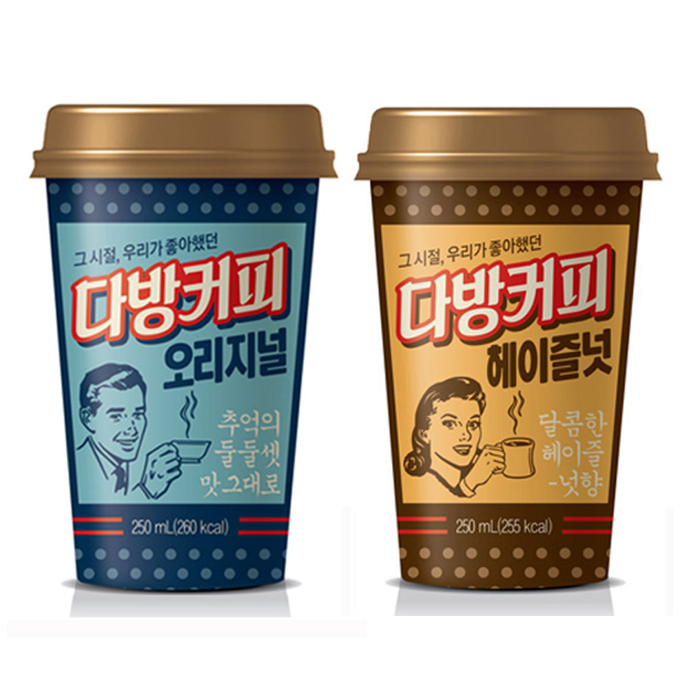 다방커피 20컵 오리지널 헤이즐넛 컵커피