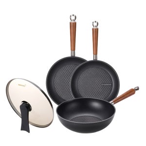 그래핀 IH 프라이팬 4종 세트 (F24/F28/W28/뚜껑28)