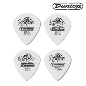 Dunlop 톨텍스 화이트 재즈3 기타 피크 통기타 일렉기타피크
